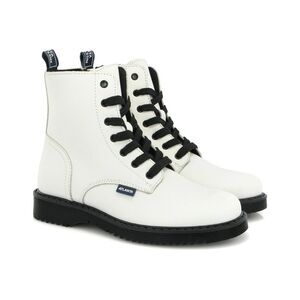 Atlanta Moccasin Katy Leather Boot, White